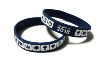 Sandiley Camp 2018 - Custom Printed Summer Camp Group Church Wristbands by