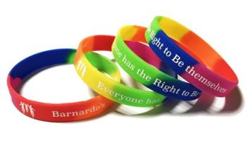Barnardos Charity - Custom Printed Wristbands by Promo-Bands.co.uk