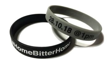 HomeBitter2 - Custom Printed Wristbands by Promo-Bands.co.uk