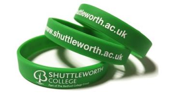 Shuttleworth College - Custom Printed Wristbands by Promo-Bands.co.uk