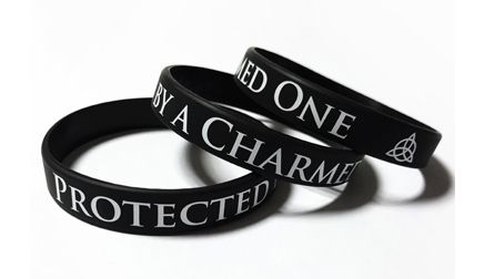 Protected by a Charmed One - Custom Printed Wristbands by Promo-Bands.co.uk