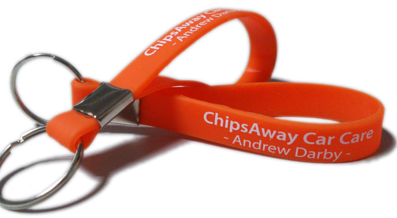Chipsaway Keyrings - www.Promo-Bands.co.uk