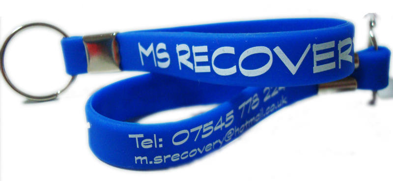 M S RECOVERY KEYRINGS - WWW.PROMO-BANDS.CO.UK