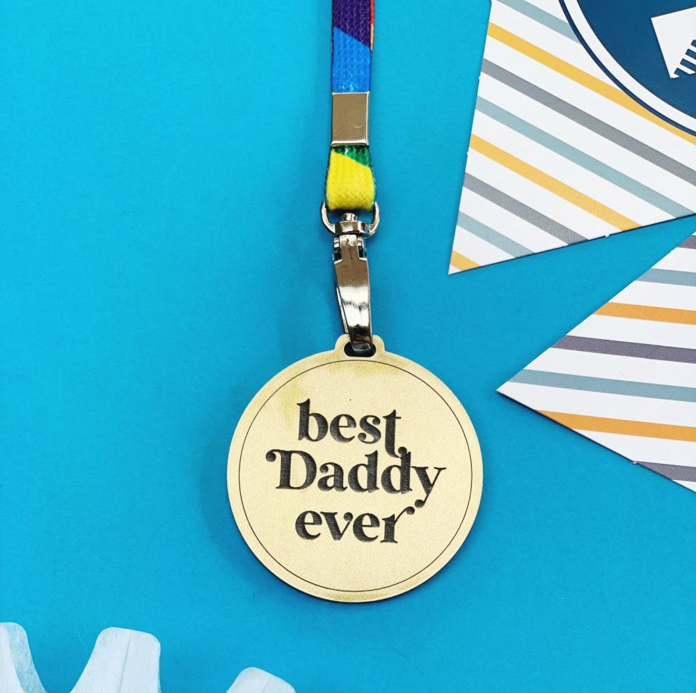 Best Daddy Ever medal