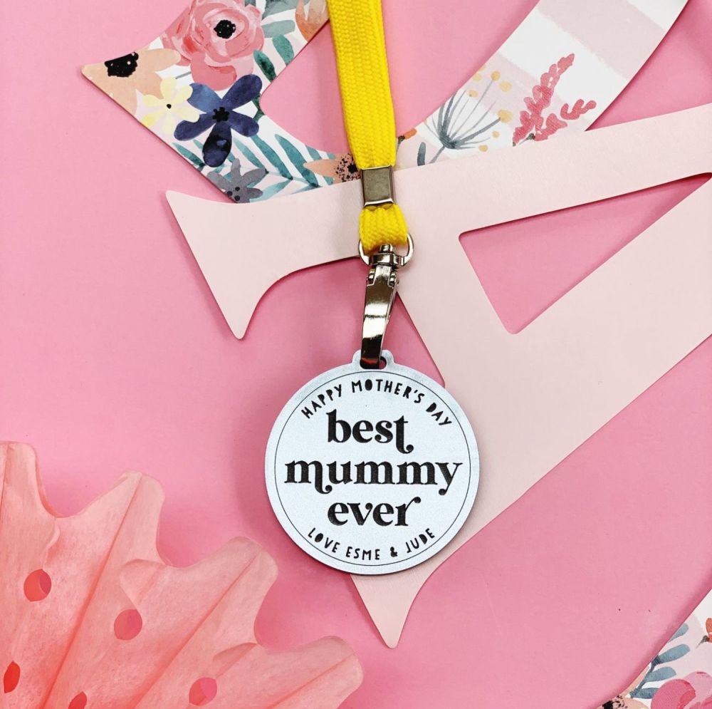 Personalised Best Mummy Ever medal