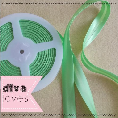 light apple green satin bias binding diva crafts diva loves week 146