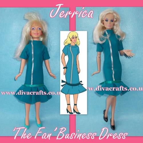 jerrica the fan business dress fashion jem doll clothes cazjar