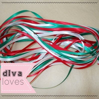 christmas double satin 6mm wide ribbon bundle diva crafts diva loves week 1