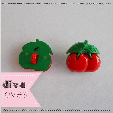 cherry novelty buttons diva crafts diva loves week 140