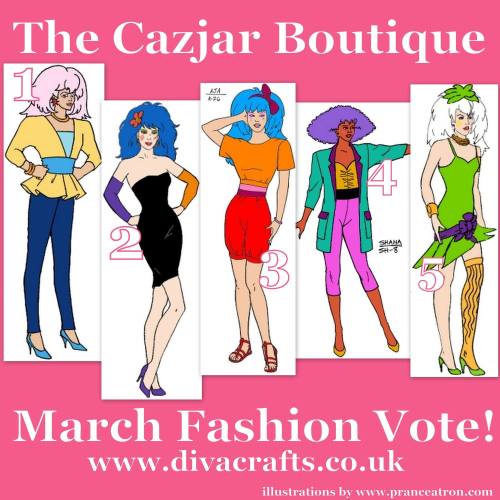 March Jem Fashion Voting Cazjar Diva Crafts