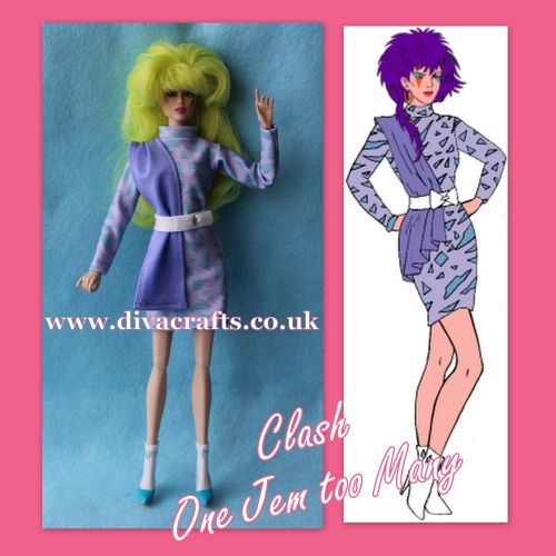 clash one jem too many integrity outfit jem doll clothes cazjar