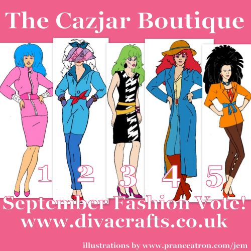 jem fashion voting cazjar diva crafts september