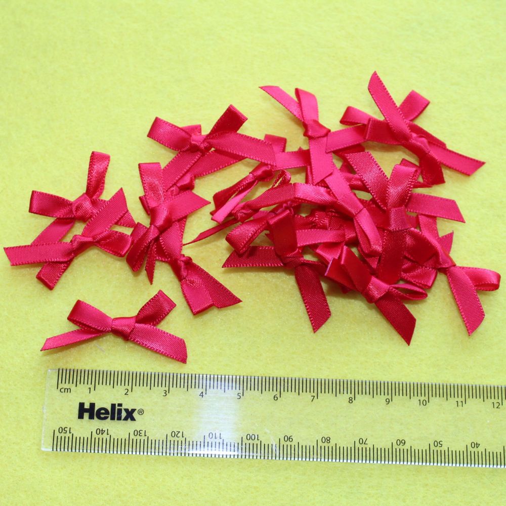 Satin Bows - Red x 45