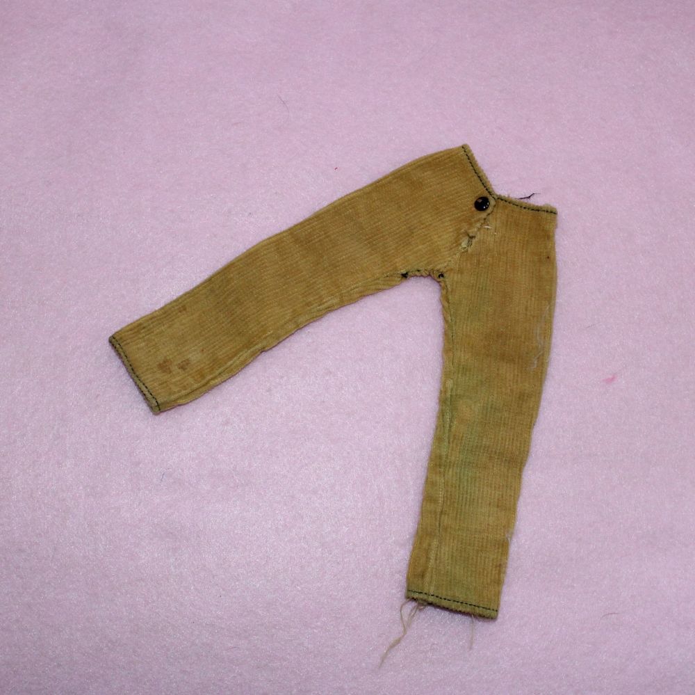 Vintage Doll item - Mustard Trousers