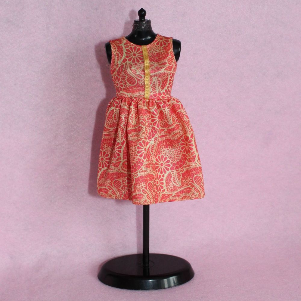 Mattel Doll item - Orange Dress