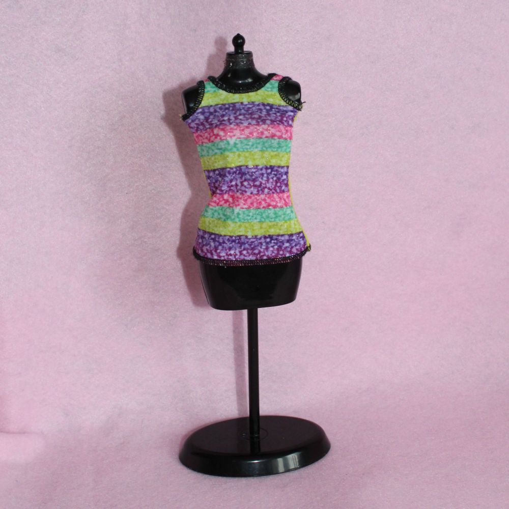 Mattel Doll item - Striped Short Dress/Long Top