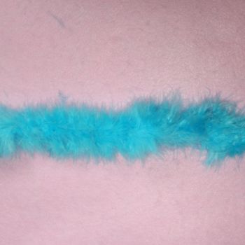 Marabou Feather Boa for Fashion Dolls - Turquoise