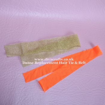 Handmade by Cazjar JEM Fashion Hasbro OR Integrity - Replacement Danse Hair Tie & Belt