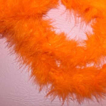 Marabou Feather Boa for Fashion Dolls - Orange