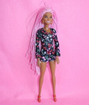 USED - Barbie Extra Doll with Pink Hair