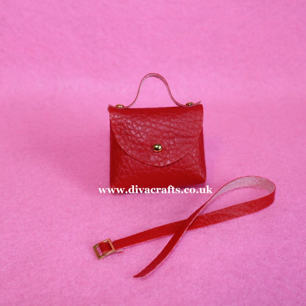 Handmade by Cazjar Pedigree Sindy Doll Size Bag & Belt - B008