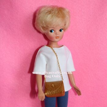 Handmade by Cazjar Pedigree Sindy Doll Size Bag Only - B0018