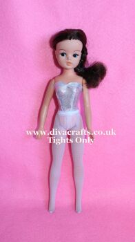  Handmade by Cazjar Pedigree Sindy Fashion -  Net Tights - White