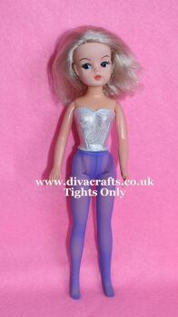  Handmade by Cazjar Pedigree Sindy Fashion -  Net Tights - Lavender