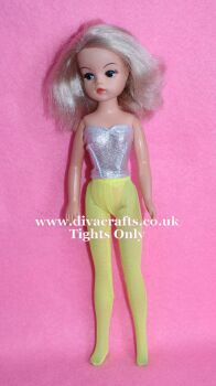  Handmade by Cazjar Pedigree Sindy Fashion -  Net Tights - Yellow