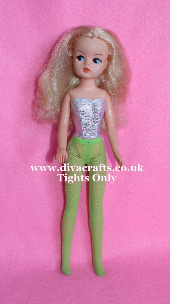  Handmade by Cazjar Pedigree Sindy Fashion -  Net Tights - Green