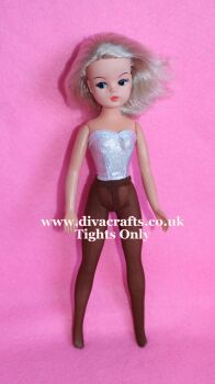  Handmade by Cazjar Pedigree Sindy Fashion -  Net Tights - Brown