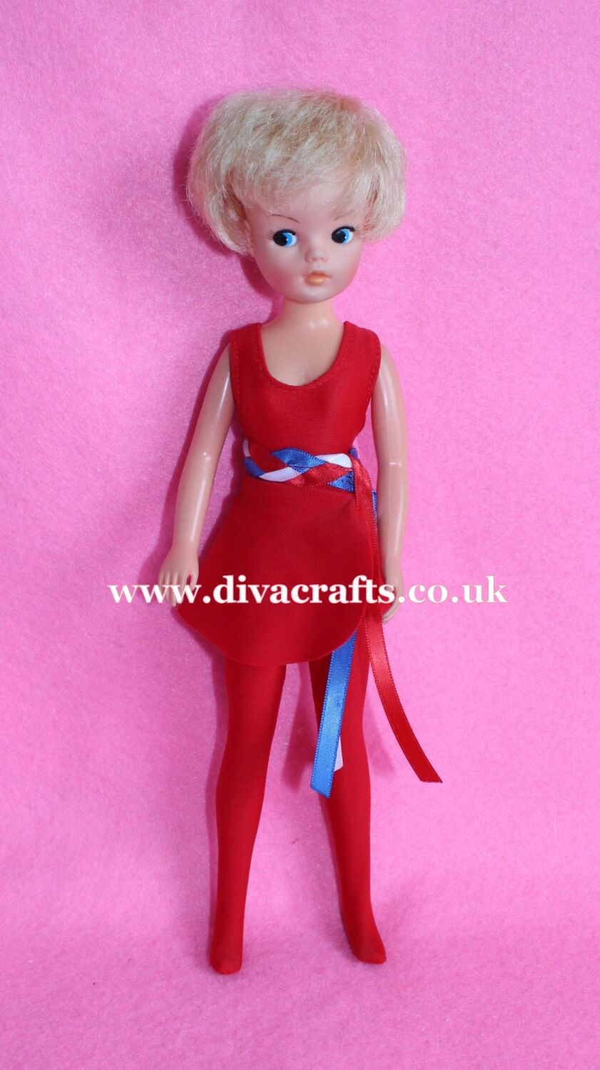 Handmade by Cazjar Pedigree Sindy Fashion - 307 Reproduction Inspired Red B