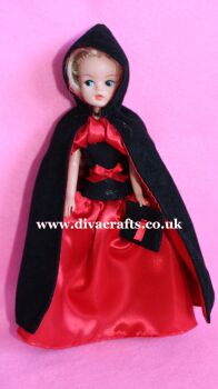 Handmade by Cazjar Pedigree Sindy Fashion - Reproduction Inspired Scarlet Lady