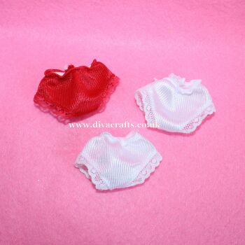 Handmade by Cazjar Pedigree Sindy Fashion - 346 - Three Pairs of Knickers