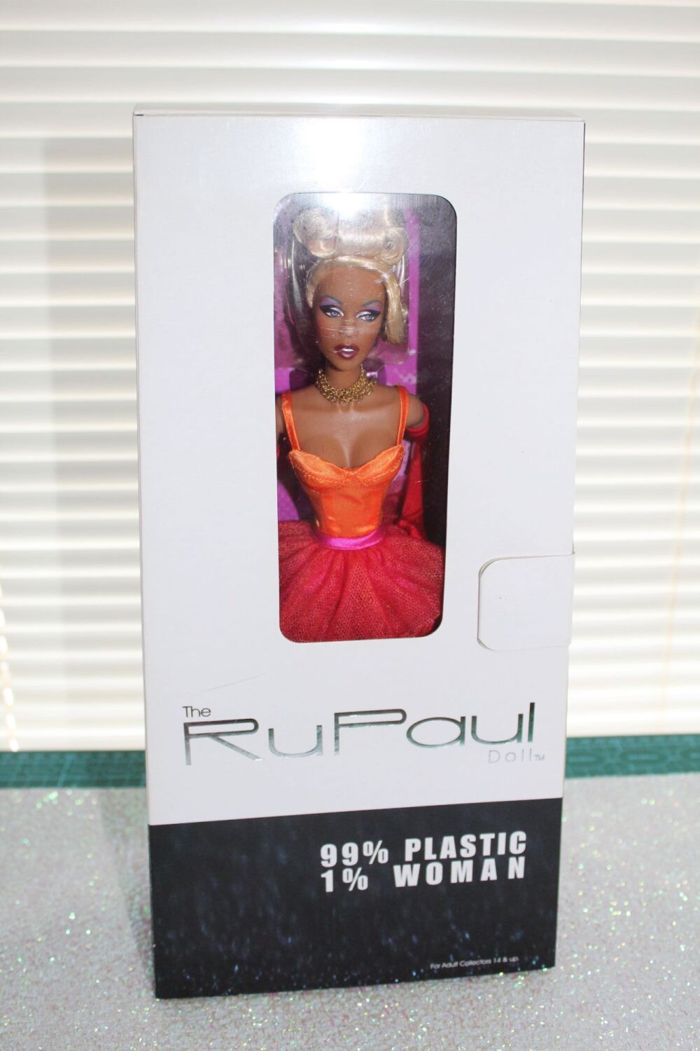 NRFB Rupaul Doll (some elastics have perished)
