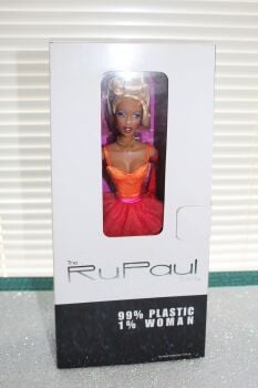NRFB Rupaul Doll (some elastics have perished)