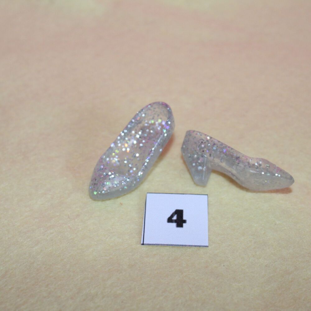 Hasbro Size Custom Made Jem Doll Shoes  *used* Pair 4