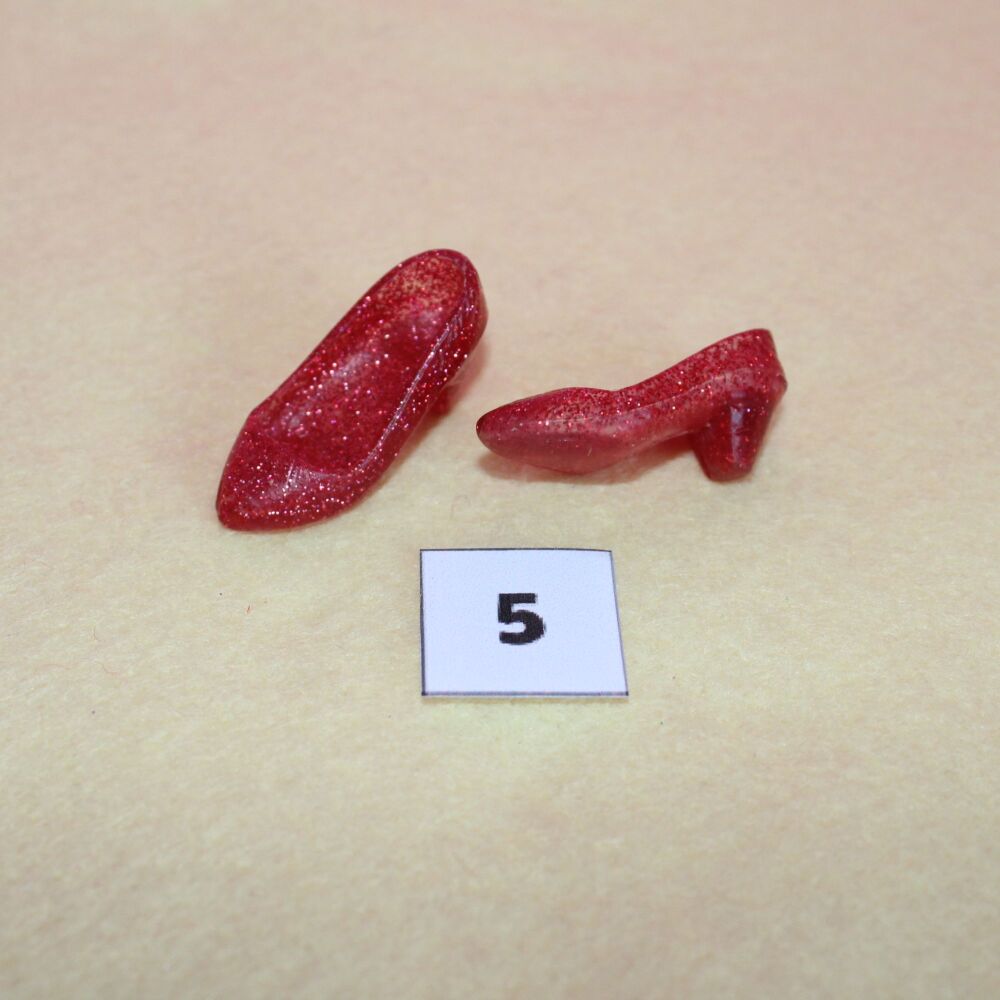 Hasbro Size Custom Made Jem Doll Shoes  *used* Pair 5