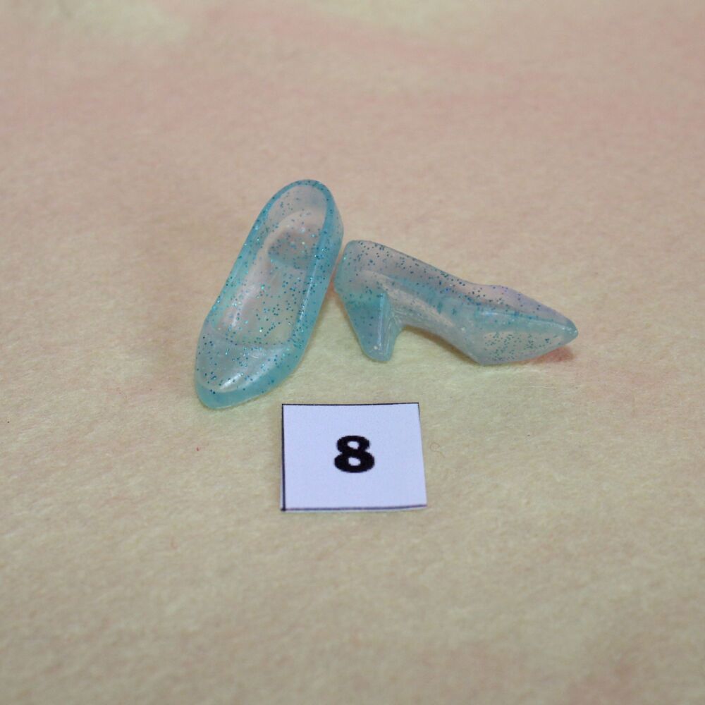 Hasbro Size Custom Made Jem Doll Shoes  *used* Pair 8