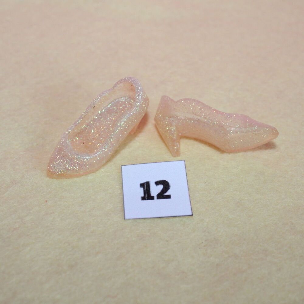 Hasbro Size Custom Made Jem Doll Shoes  *used* Pair 12