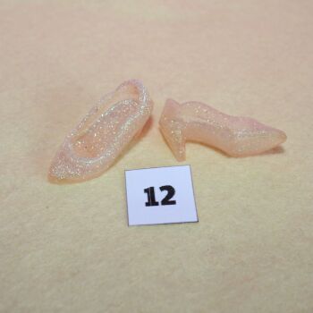 Hasbro Size Custom Made Jem Doll Shoes  *used* Pair 12