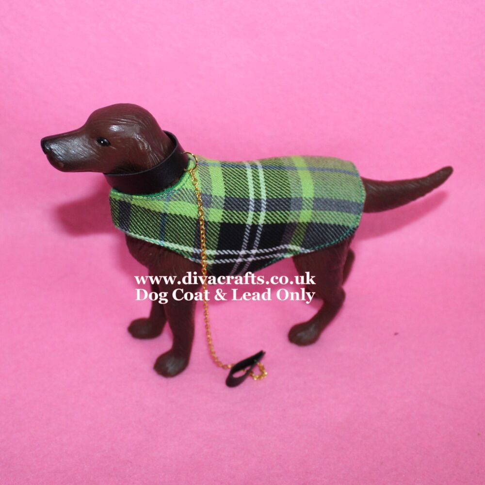 Handmade by Cazjar Pedigree Sindy Fashion - 131 Dog Coat & Lead Only