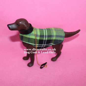 Handmade by Cazjar Pedigree Sindy Fashion - 131 Dog Coat & Lead Only