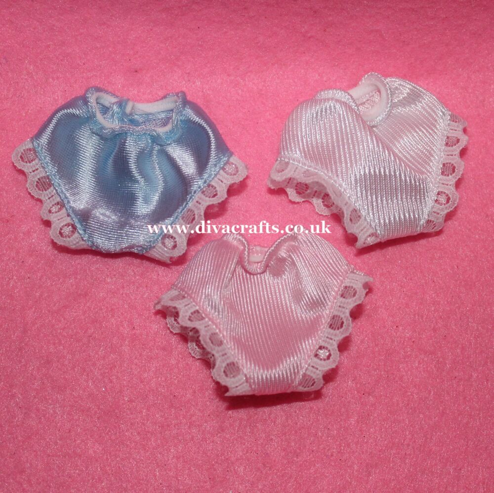 Handmade by Cazjar Pedigree Sindy Fashion - 092 Pack of 3 Pairs of Knickers