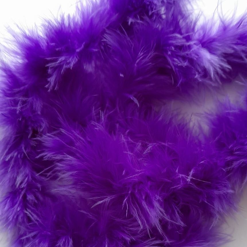 Clearance Item - Marabou Purple 2 Metre Length