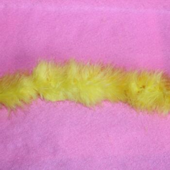 Clearance Item - Marabou Yellow 2 Metre Length