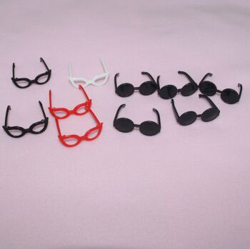 Clearance Item - Mini Doll Size Faux Glasses