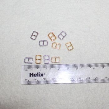 Clearance Item - Assorted Gold Coloured & Silver Coloured Small Sliders