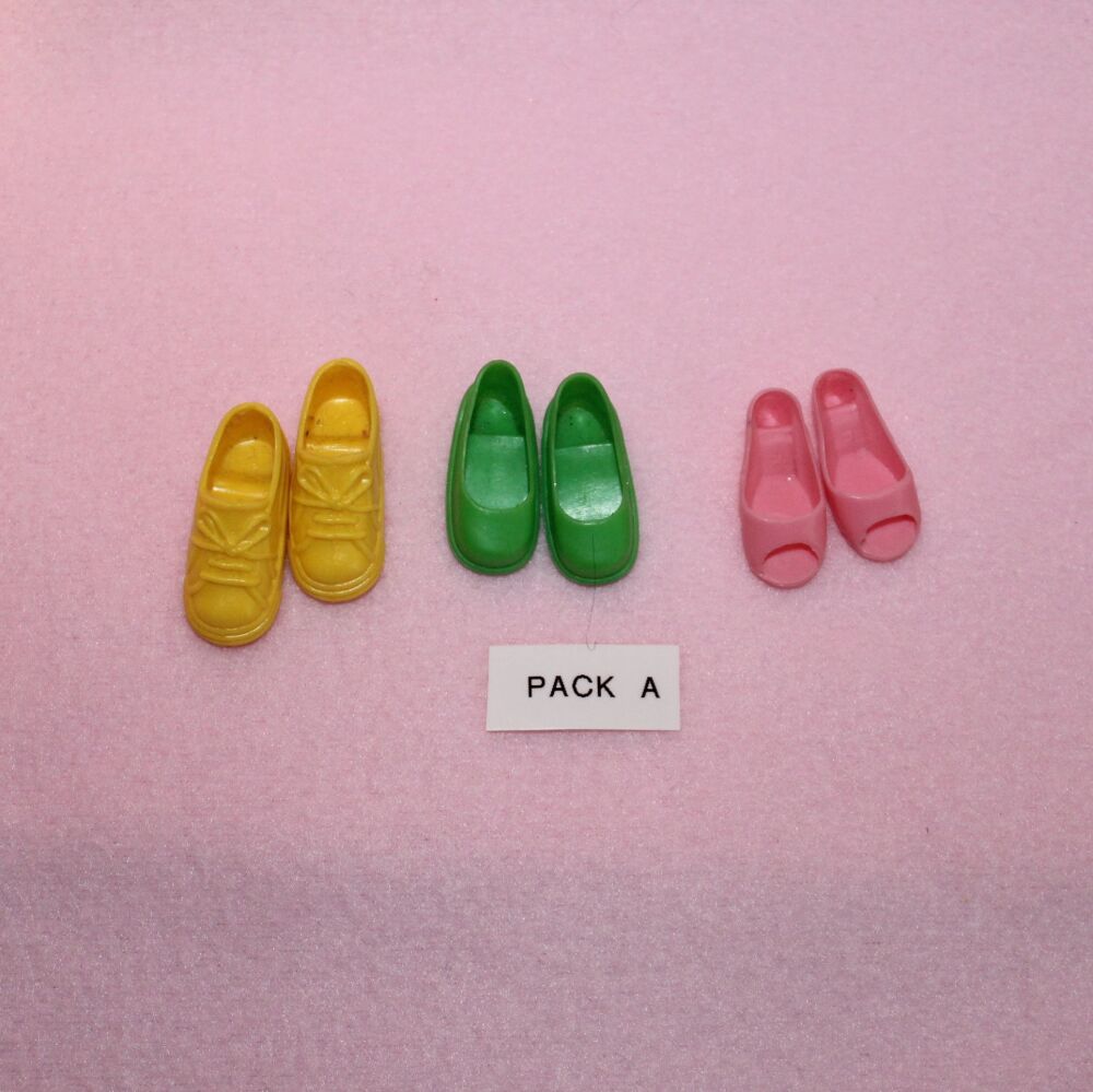 Clearance Item - Sindy Shoes *USED* Pack A