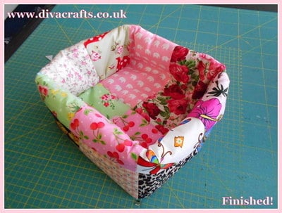 diva crafts free project fabric box (11)